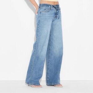 wild fable women’s Light Blue low rise baggy Denim Jeans